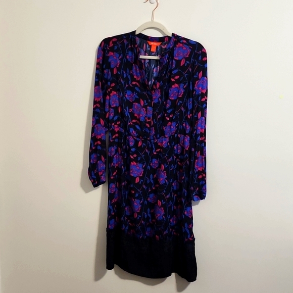 Joe Fresh Vintage Dress, Floral, Summer Vibe, Long sleeves Dress, Size Small - Picture 5 of 5